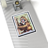 Baboon Africa Stamp Sticker