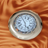 Time Clock Pocket Watch Compact Travel Mirror