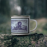 Utah State Stamp Enamel Mug