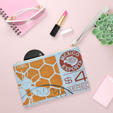 Honey Comb Bee Clutch Bag