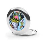 Queen of Hearts Travel Mirror