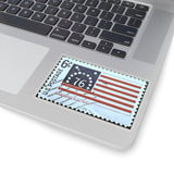 Bennington Flag Stamp Sticker