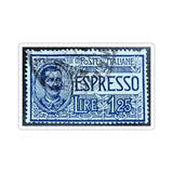 Espresso Blue Stamp Sticker