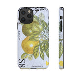 Lemon Citrus Stamp - Tough Phone Case