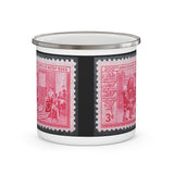 Betsy Ross Stamp Enamel Mug
