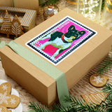 French Bull Dog Stamp Sticker