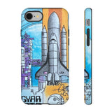 Space Rocket Tough Phone Case