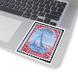 Sail Boat Stamp Sticker