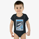 Space Shuttle Stamp Baby Onesie