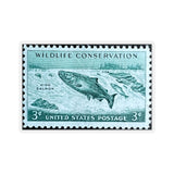 Salmon Stamp Sticker