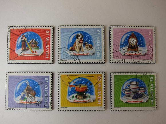 Snow Globe Magnets