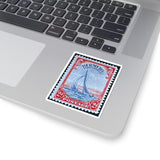 Sail Boat Stamp Sticker