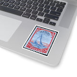 Sail Boat Stamp Sticker