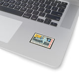 Man on the Moon Stamp Sticker