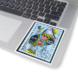 King and Queen Stamp Sticker