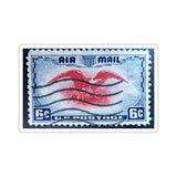 Air Mail USA Stamp Sticker
