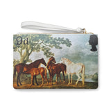 Wild Horses Stamp Clutch Bag