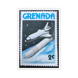 Space Shuttle Stamp Sticker