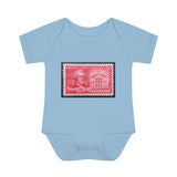 Alexander Hamilton Stamp Baby Onesie