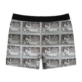 Men's Boxer Briefs - Poultry Meat Industry 1948 Vintage Postage Stamp Theme