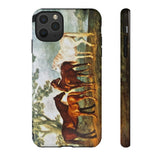 Wild Horses Stamp - Tough Phone Case