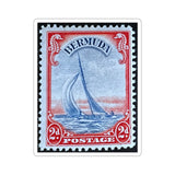 Sail Boat Stamp Sticker