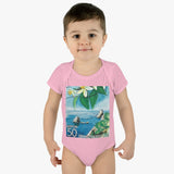 Japan Coastline Baby Onesie
