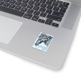 Black Fox Stamp Sticker