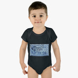 Espresso Blue Baby Onesie