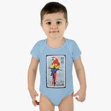Parrot Bird Stamp Baby Onesie