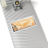 Air Mail Yellow Stamp Sticker