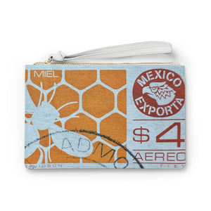 Honey Comb Bee Clutch Bag