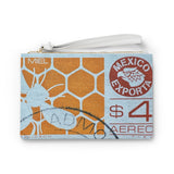 Honey Comb Bee Clutch Bag