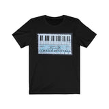 Piano Keys Stamp T-shirt