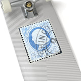 Ben Franklin Blue Stamp Sticker