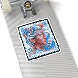 Artistic Face Stamp Sticker
