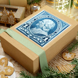 Benjamin Franklin Blue Stamp Sticker
