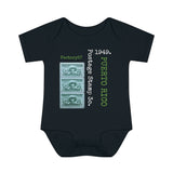 Puerto Rico 1949 Postage Stamp - Infant Baby Rib Bodysuit, 0M - 24Mo