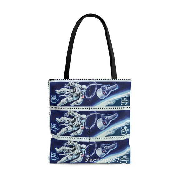 Astronaut in Space 1967 Stamp Tote Bag