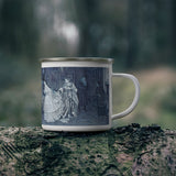 Victorian Stamp Enamel Mug