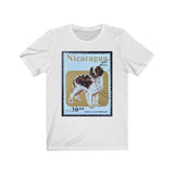 Saint Bernard Dog Stamp T-shirt