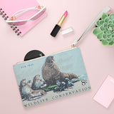 Fur Seal Clutch Bag