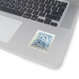 Lincoln Blue Stamp Sticker