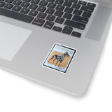 Doberman Dog Stamp Sticker