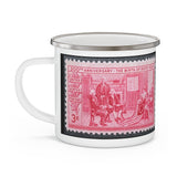 Betsy Ross Stamp Enamel Mug