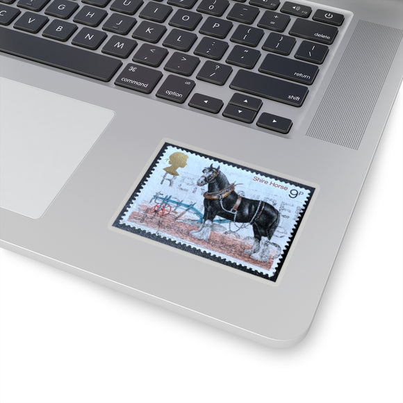 Shire Horse Stamp Sticker