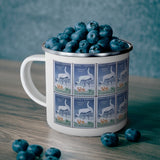 Whooping Crane 1975 Stamp Enamel Mug