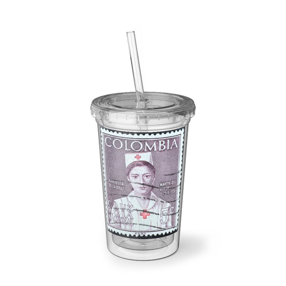Nurse Columbia Stamp Acrylic Cup