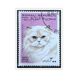 White Persian Cat Stamp Sticker