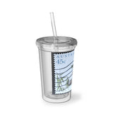 Panda Bear Australia Stamp Acrylic Cup